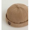 sproutsy Fisherman Cap, No Brim Cap, Docker Hat, Corduroy, Braun