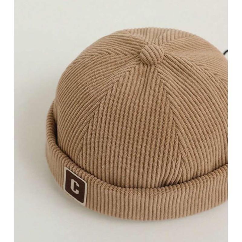 sproutsy Fisherman Cap, No Brim Cap, Docker Hat, Corduroy, Braun