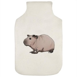 'Hairless Guinea Pig' Hot Water Bottle Cover (HW00019790)
