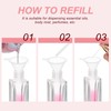 uxcell 5ml Glass Mini Perfume Bottles, 20Pcs Fine Mist Bottle
