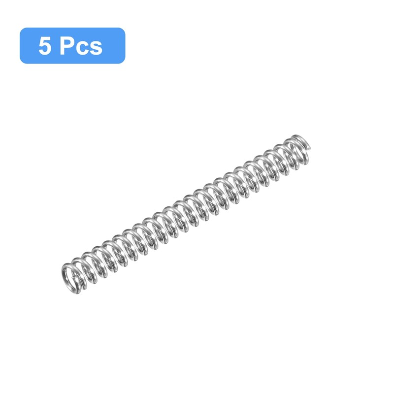 QUARKZMAN Pack of 5 Compression Spring 304 Stainless Steel Spring