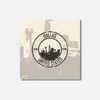 Unbranded Dallas United States Grunge City 4'' X 4'' Square
