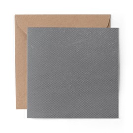 1 x Greeting Card BW - Orange Canvas Effect Glossy - Blank Birthday Celebration Anniversary #38975