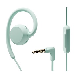 nwm Open Ear Wired (3.5mm) Ear Speakers nwm WIRED | Earless Earbud Ear Speakers NTT sonority Mint Green