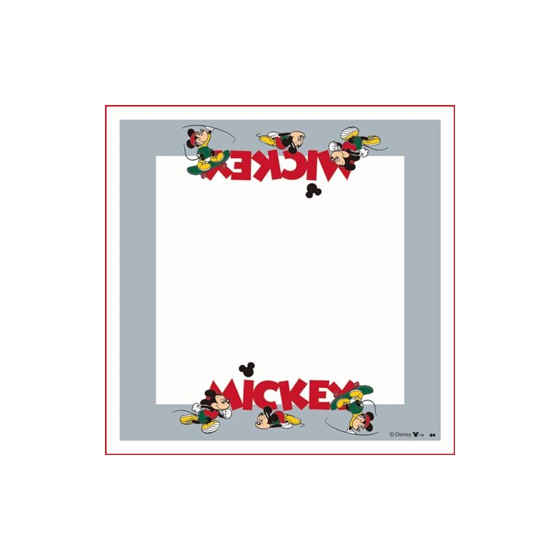 Ken Onishi 605351 Mickey Lunch Cloth, 16.9 x 16.9 inches