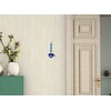 Purpledip Ceramic Evil Eye Wall Car Hanging With Lotus Ganesha: