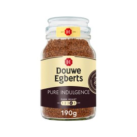 Douwe Egberts Pure Indulgence Instant Coffee in Jar, Dark Roast, 6.7-Ounce, 190 gram