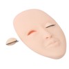 3pcs Lash Mannequin Head Eyelash Extension Practice Doll Head with