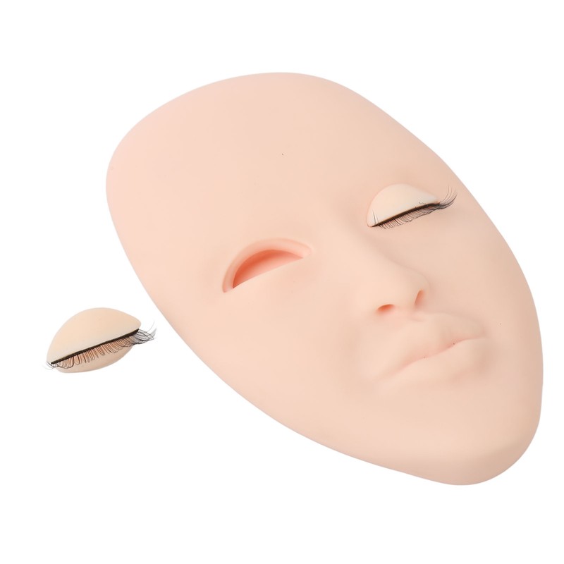 3pcs Lash Mannequin Head Eyelash Extension Practice Doll Head with
