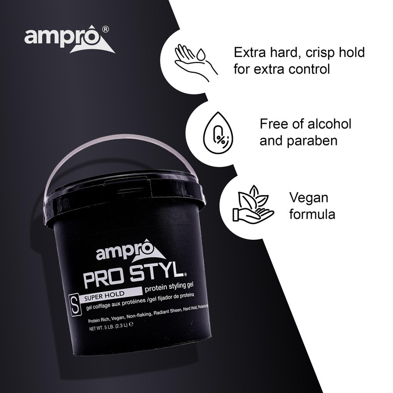 AmPro Pro Styl Styling Gel - Protects and Strengthens Your