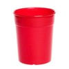 AIOS Dishwasher Safe Stackable Neon Red Plastic Cups/Beakers/Tumblers 250ml (Set