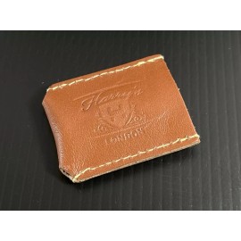 Harry's London GENUINE LEATHER SHEATH Cover DE Safety Razor Travel Pouch For Henson AL13/Ti2 - Brown