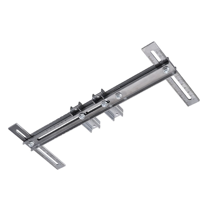 Cabinet Hardware Jig Template Stainless Steel Closet Hanging Rod Locator