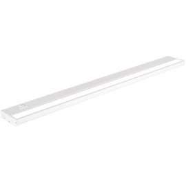 LED Under Cabinet Lighting by NSL - Dimmable Hardwired or Plugged-in installation - 3 Color Temperature Slide Switch - Warm White (2700K), Soft White (3000K), Cool White (4000K) - 32 Inch White Finish