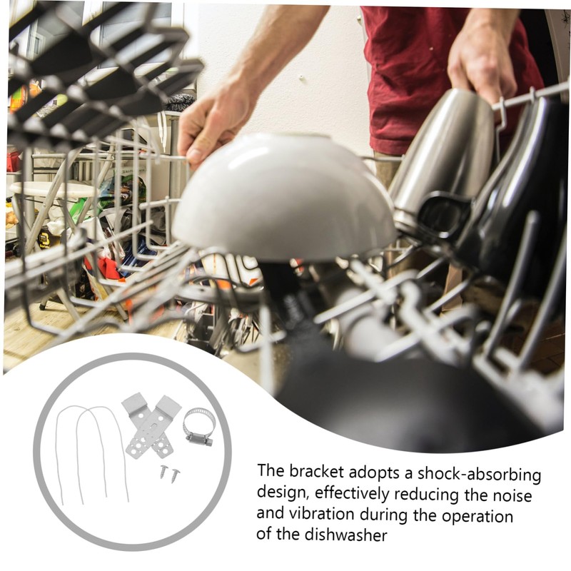 DOITOOL Dishwasher Stand Dishwasher Mounting Clips Dishwasher Mounting Screws Dishwasher