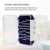 Fishing Lure Box Double Sided Detachable Transparent Waterproof Multi Purpose