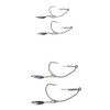 Savage Gear Weedless EWG Hooks - Offset Hooks, Size/Weight/Package Contents:Size