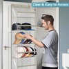 AOODA Clear Over the Door Hat Racks for Baseball Caps,
