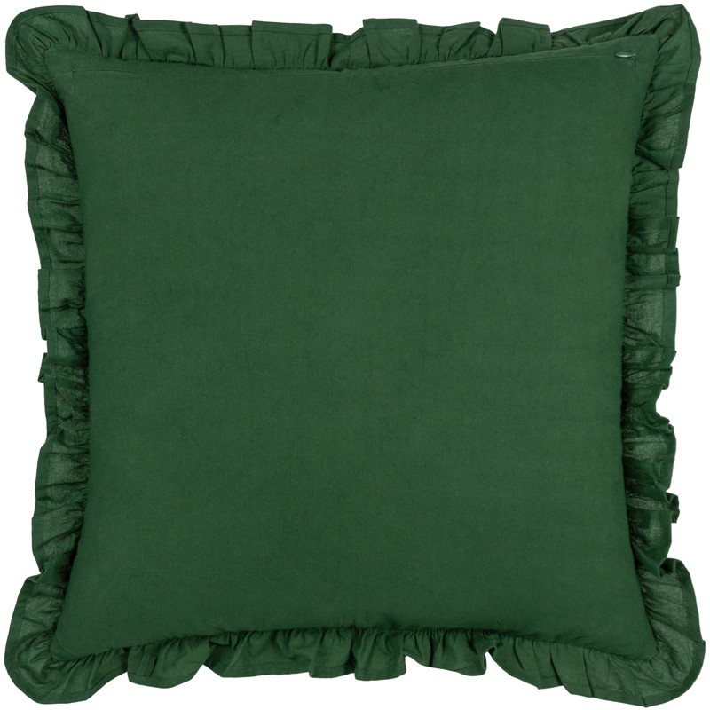 Paoletti Kirkton Cushion Cover,Bottle Green,50 x 50cm