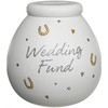 Pot Of Dreams Money Pot, Ceramic, White, One Size
