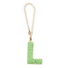 PATIKIL Letter Bag Charm, Bling Glitter Letter Charm Initial Letter