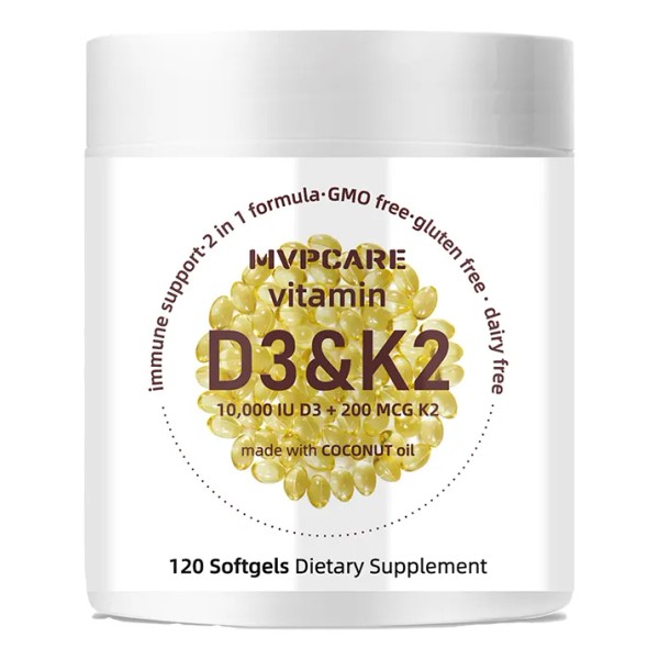 vitamina K2 200mcg + D3 10000iu 2 En 1 120