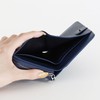 Logo Spark Men's Bi-fold Wallet, Round Zipper, Slim, Embossed, Embossed