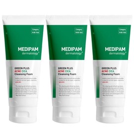 [Medipharm] 3 acne functional cica foam cleansers / [메디팜] 여드름 기능성 시카 폼클렌징 3개