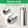 cobee Shower Head Extension Arm 2 Pieces Stainless Steel 50