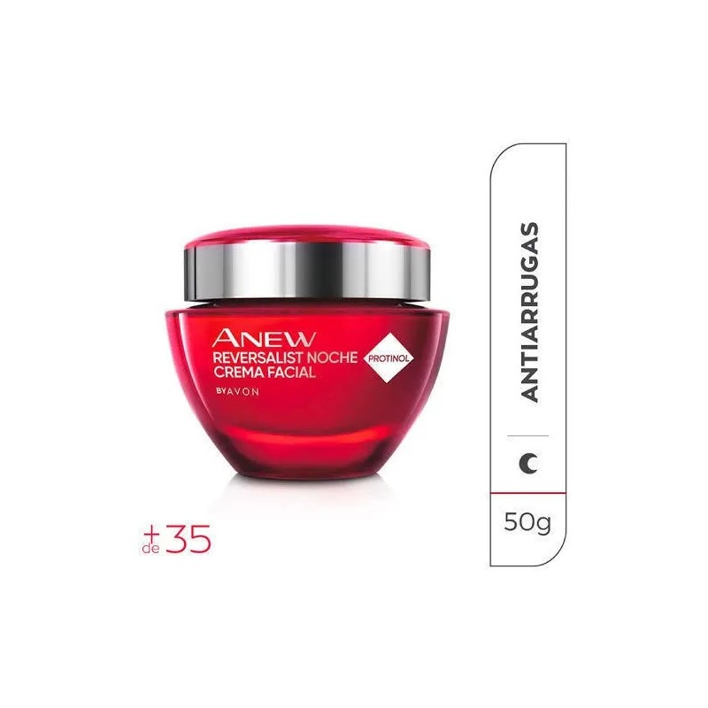 Avon Anew Crema Facial Nocturna Antiarrugas Reversalist Protinol 50g