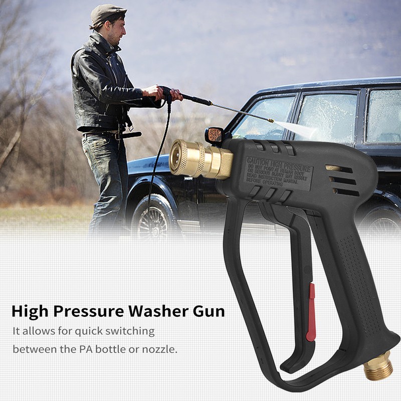 High Pressure Washer Gun, 4000 PSI Max Short Pressure Washer