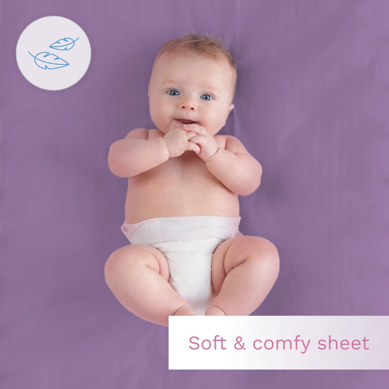 2 Cotton Jersey Fitted Sheets with 1 Waterproof Mattress Protector