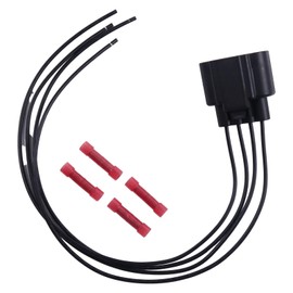 Chamixx 12AWG HVAC Blower Motor Resistor Connector Pigtail Harness WPT688 3U2Z14S411ZEA for Ford Explorer Escape Expedition Mustang Fiesta F-150 Lincoln Mark LT Navigator for Mercury Mariner