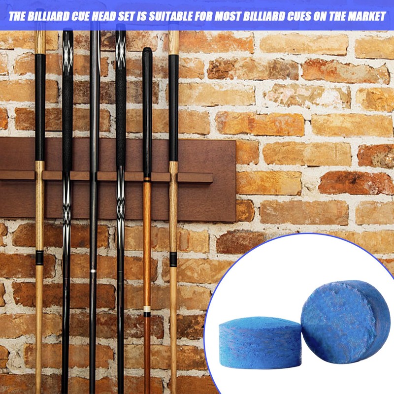 MAXQUU 50 Piece Professional Quality Cue Tips Replacement Pool Snooker