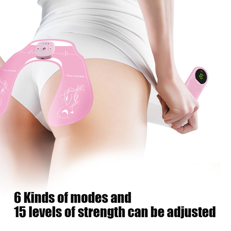 Wireless EMS Hip Trainer Remote Control Smart Buttock Lifting Massage