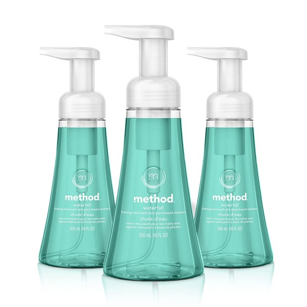 Method Foaming Hand Soap, Waterfall, 10 Ounce, (pack Of 3), Waterfall, 3 count