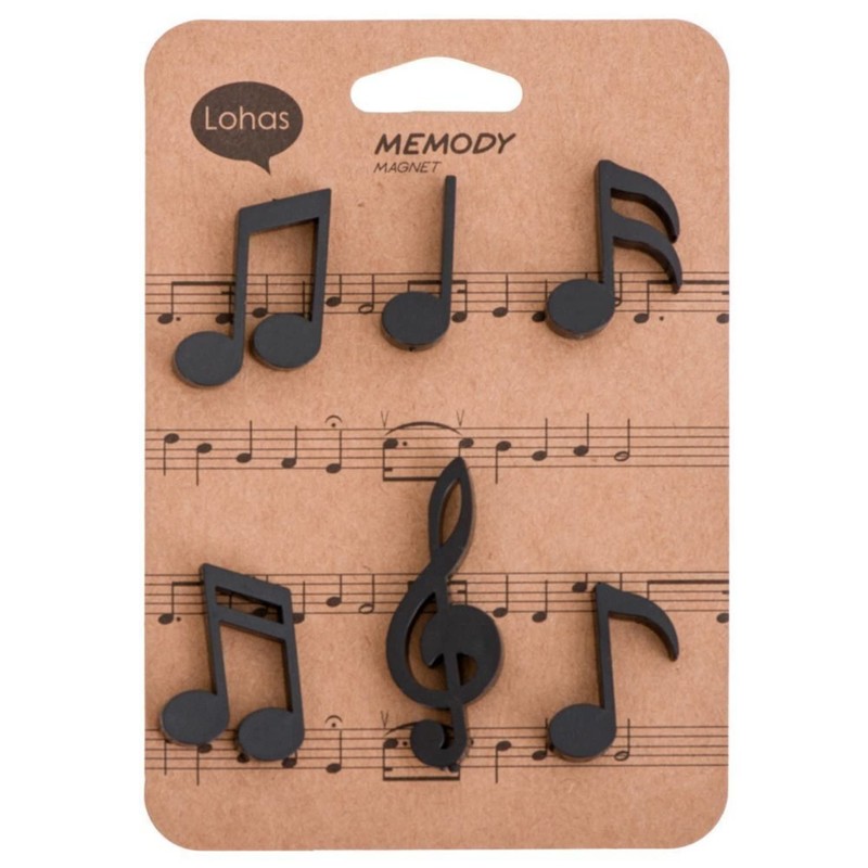 Gadget Master Music Notes Fridge Magnets Set of 6