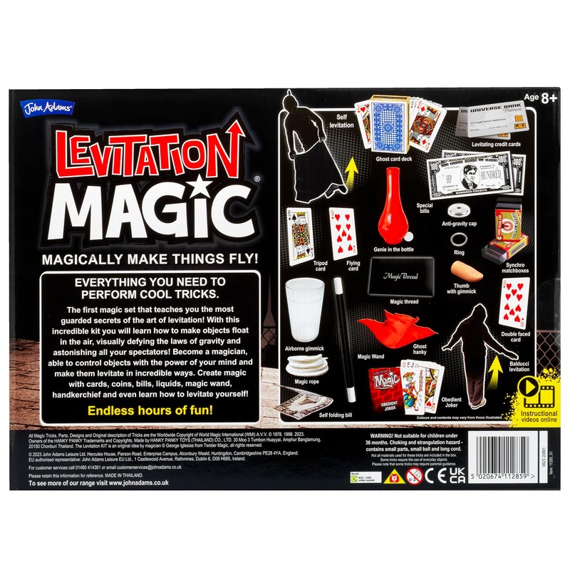 John Adams | Levitation Magic: Make things fly…magically| Kids Science