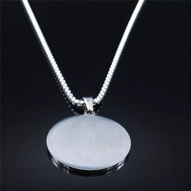 TENDER LIHOME Medalla Collar Arcángel San Rafael Dije Protección Acero Ino