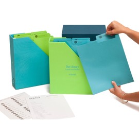 Savor | School Year Keepsake Box | Ocean -Memory Box Organizer for School Work - Awards Certificates Diploma Kids Art Work Teen Tween Gift Graduation Important Paper Organizer