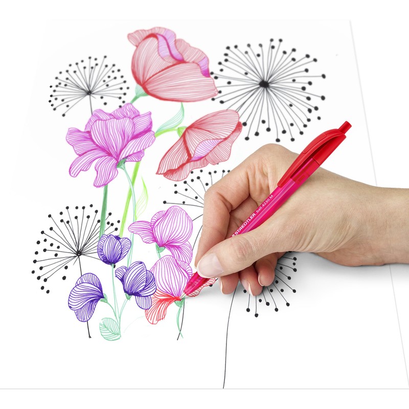 Staedtler Ball 4230 M Triangular Ballpoint Pen, Line Width M
