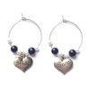 Gregory Crafts & Gifts Bride and Groom Wedding Wine Charms.