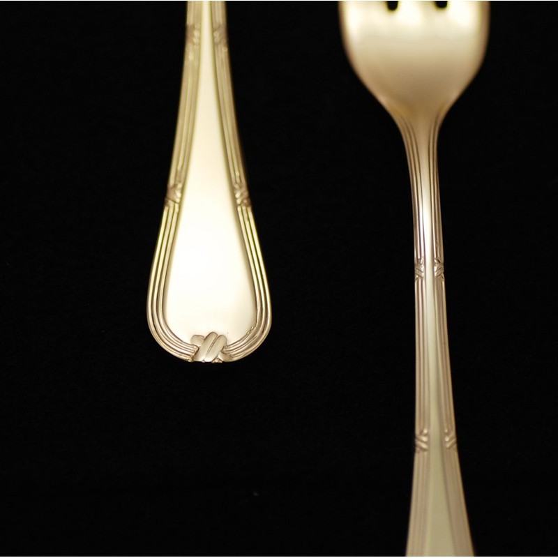 eve-mode TRIO 18-8 Largo Teaspoon Gold Plated