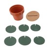 7 Pcs Cactus Coaster Set Cute Funny Green Cactus Coaster