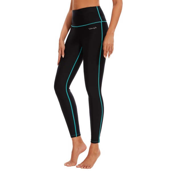 Ubestyle UPF 50+ High Waist Women's Printed Swim Pants Swim