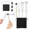 CALIDAKA Tuning Forks for Healing Set (128Hz, 256Hz, 512Hz),Tuning Fork
