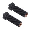 2PCS 3 Hole Nozzles Hardened Steel Nozzle Fit 1.75mm Filament