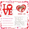 Valentine's Day Love & Be Mine Wooden Signs,Romantic 2PSC Letter