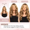 SEGOHAIR Clip-In Real Hair Extensions, 1 Piece, 5 Clip-In Extensions,