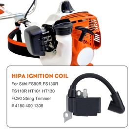 Hipa FS90R Ignition Coil for STIHLFS90 FC90 FC95 FC100 FS130R HT101 KM90R FS110 FS110R KM110R String Trimmer Replaces 4180 400 1308 4249-400-1300